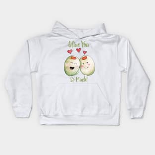 Olive You So Much Kids Hoodie